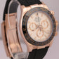 Rolex Daytona Cosmograph 18k Rose Gold IVORY 40mm Oysterflex Ceramic 116515 BOX