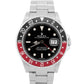 Rolex GMT-Master II COKE Red Black Stainless Steel 40mm Date 16710 Watch