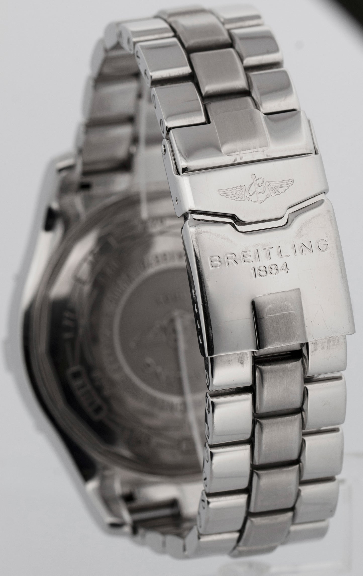 Breitling Super Avenger BLUE Chronograph Stainless Steel 48.4mm A13370 Watch