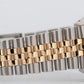 Rolex DateJust 36mm Champagne Two-Tone 18K Yellow Gold Steel JUBILEE Watch 16013