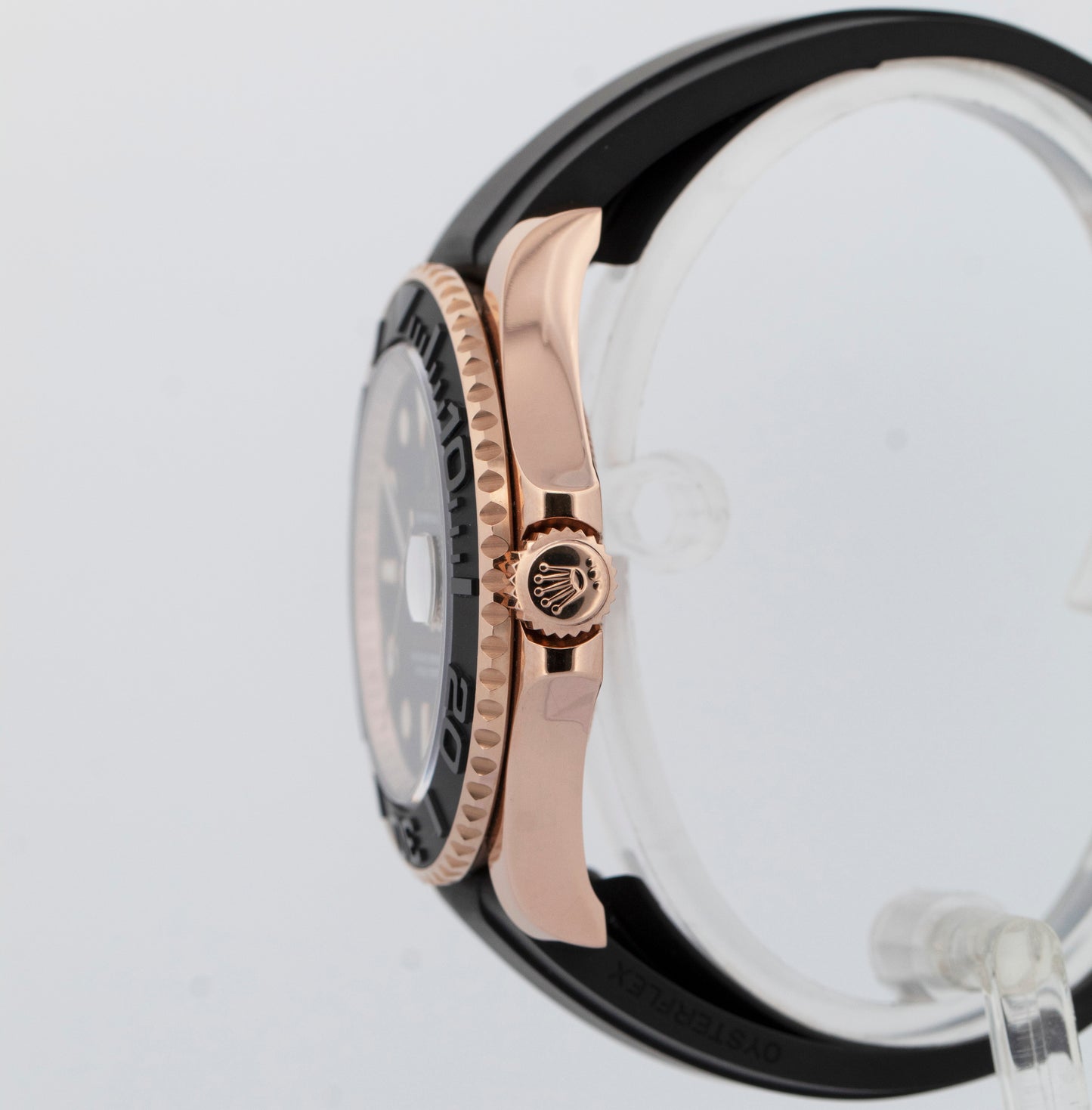 2020 PAPERS Rolex Yacht-Master 18K Everose Gold Oysterflex 40mm 126655 BOX