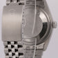 VINTAGE Rolex DateJust 36mm VIGNETTE GREEN DIAMOND Stainless Steel JUBILEE 16030