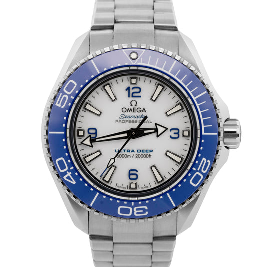 2025 PAPERS Omega Seamaster Ultra Deep Blue 45mm 215.30.46.21.04.001 Watch BOX