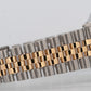 Rolex DateJust 36mm Champagne Two-Tone 18K Yellow Gold Steel JUBILEE Watch 16013