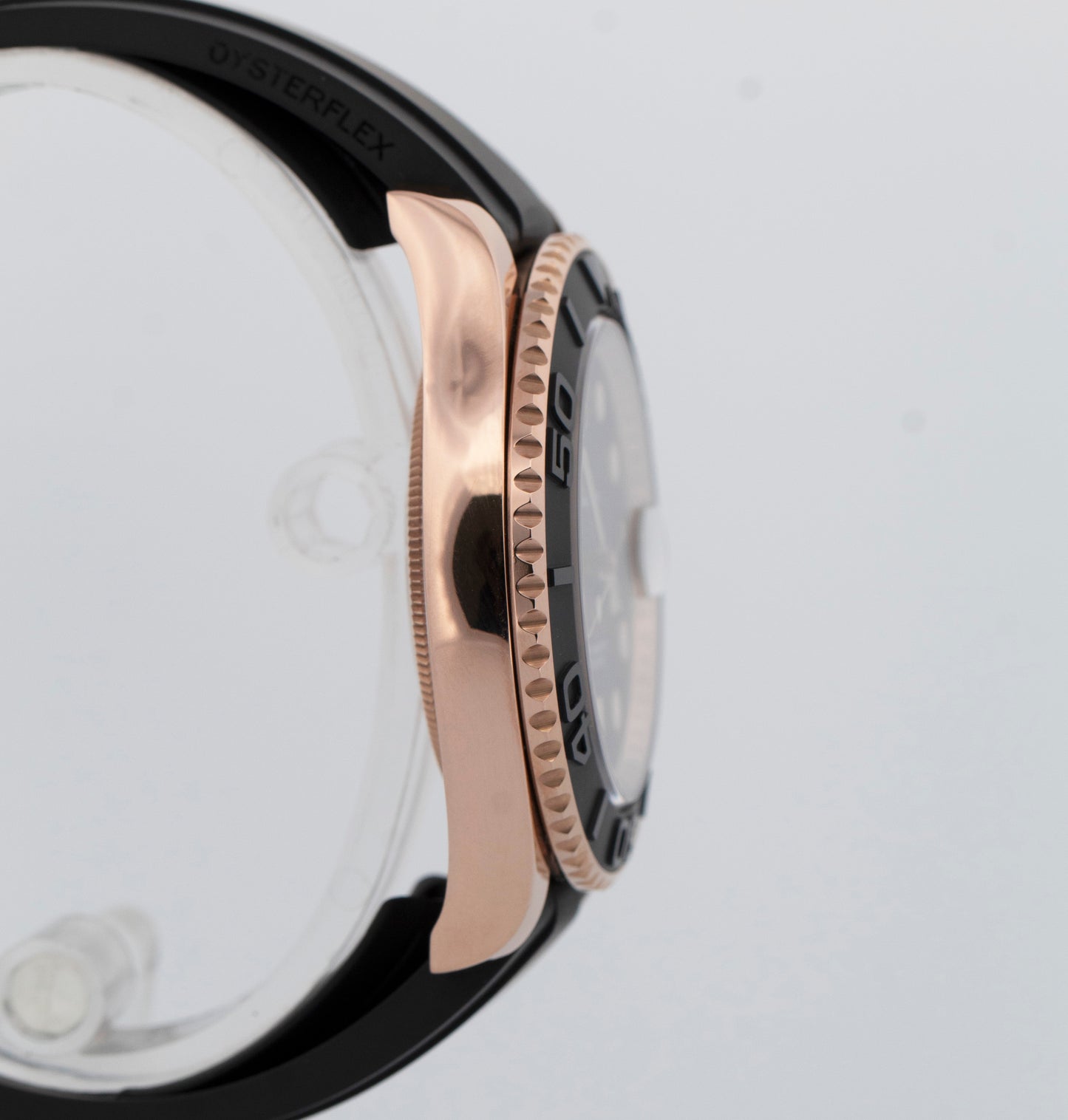 2020 PAPERS Rolex Yacht-Master 18K Everose Gold Oysterflex 40mm 126655 BOX