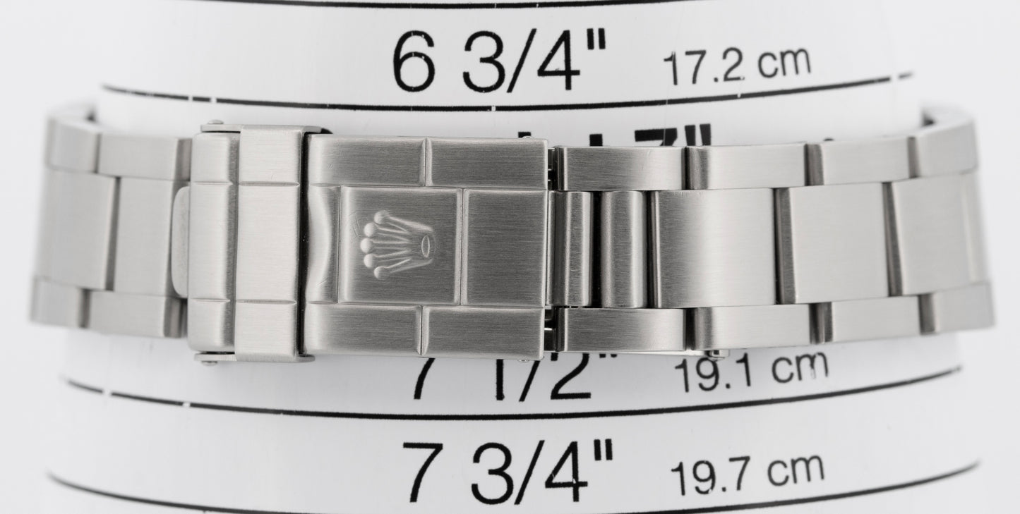 Rolex GMT-Master II BLACK Stainless Steel Oyster Date 40mm 16710 Watch