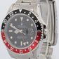 PAPERS Rolex GMT-Master II PATINA COKE Red Black Steel OYSTER 16710 Watch BOX