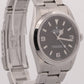 Rolex Explorer I BLACK 36mm 3-6-9 Stainless Steel Automatic NO-HOLES Watch 14270
