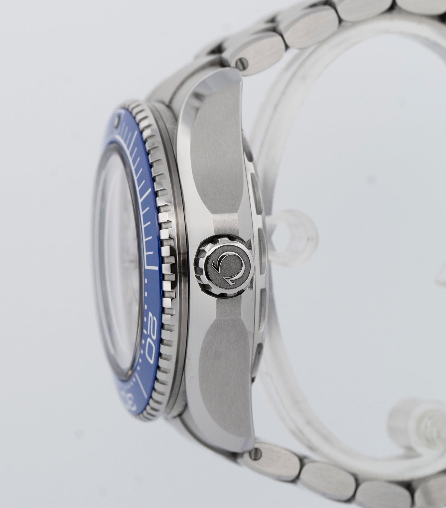2025 PAPERS Omega Seamaster Ultra Deep Blue 45mm 215.30.46.21.04.001 Watch BOX