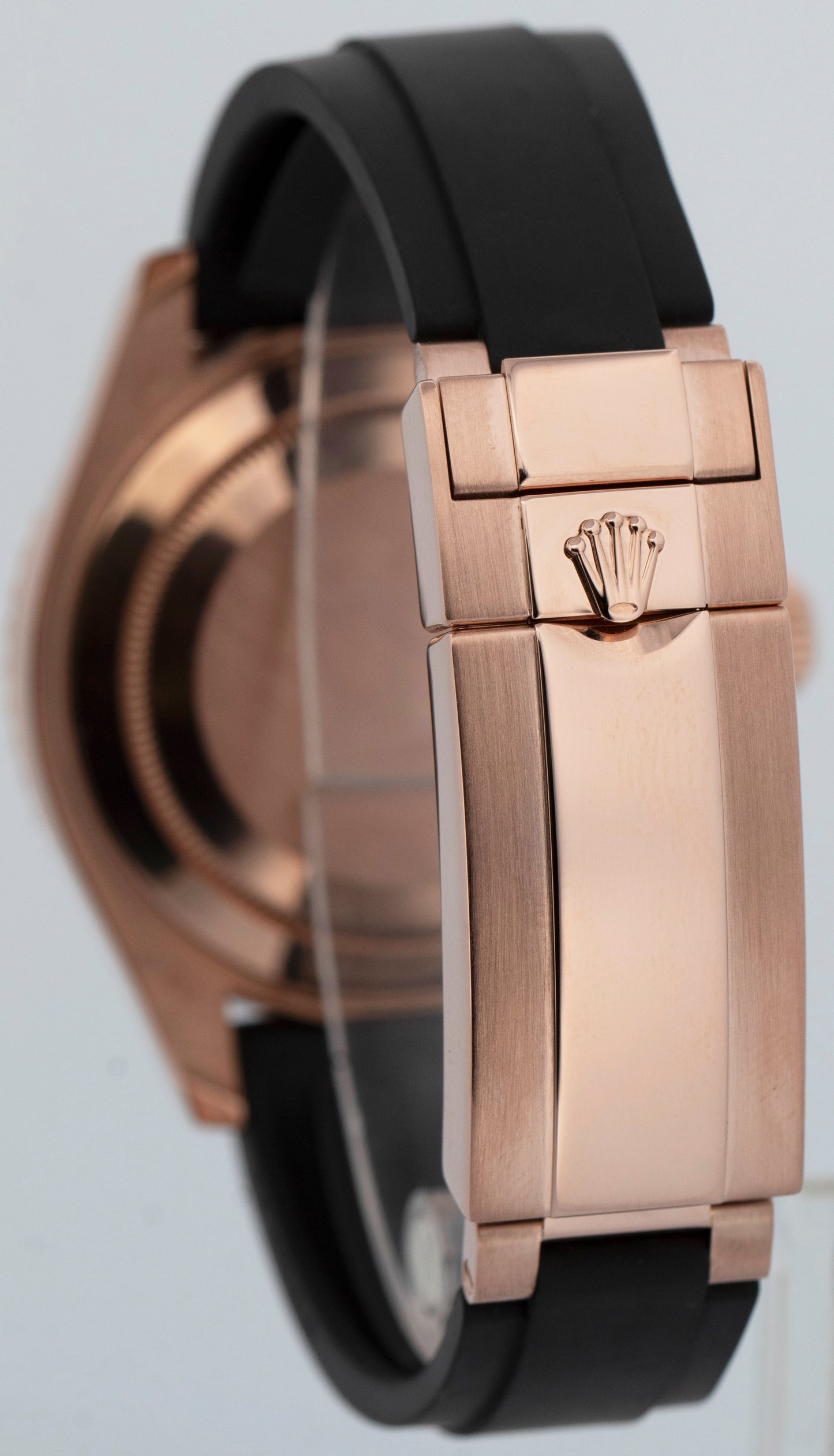 2020 PAPERS Rolex Yacht-Master 18K Everose Gold Oysterflex 40mm 126655 BOX