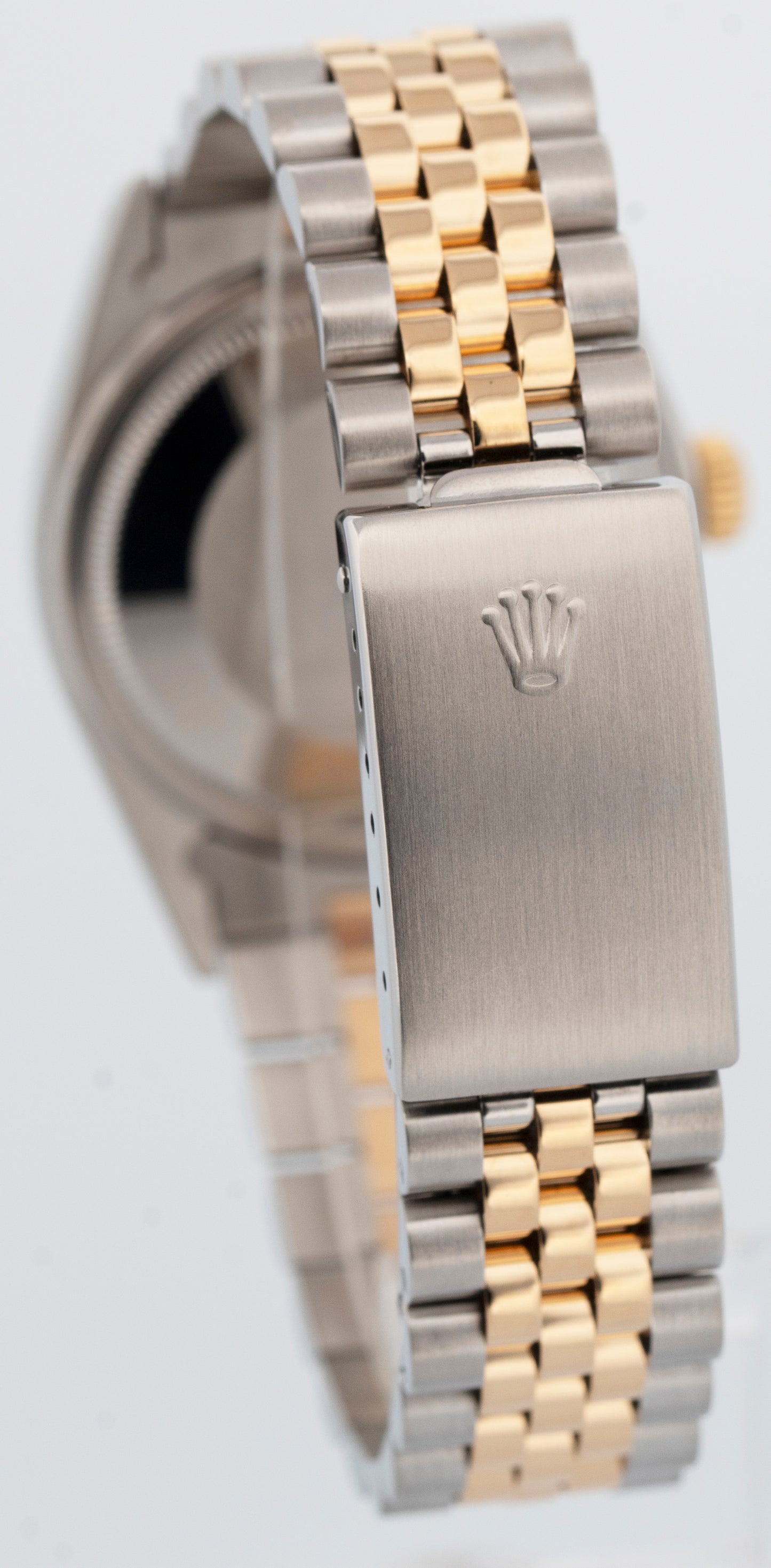 PAPERS Rolex DateJust 36mm White Two-Tone 18K Yellow Gold Jubilee 16013 BOX