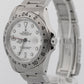 PAPERS Rolex Explorer II WHITE Stainless Steel 40mm 16570 Oyster GMT Watch BOX