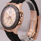 Rolex Daytona Cosmograph 18k Rose Gold IVORY 40mm Oysterflex Ceramic 116515 BOX