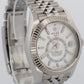 Rolex Sky-Dweller WHITE Stainless Steel 18K White Gold 42mm JUBILEE 326934 Watch