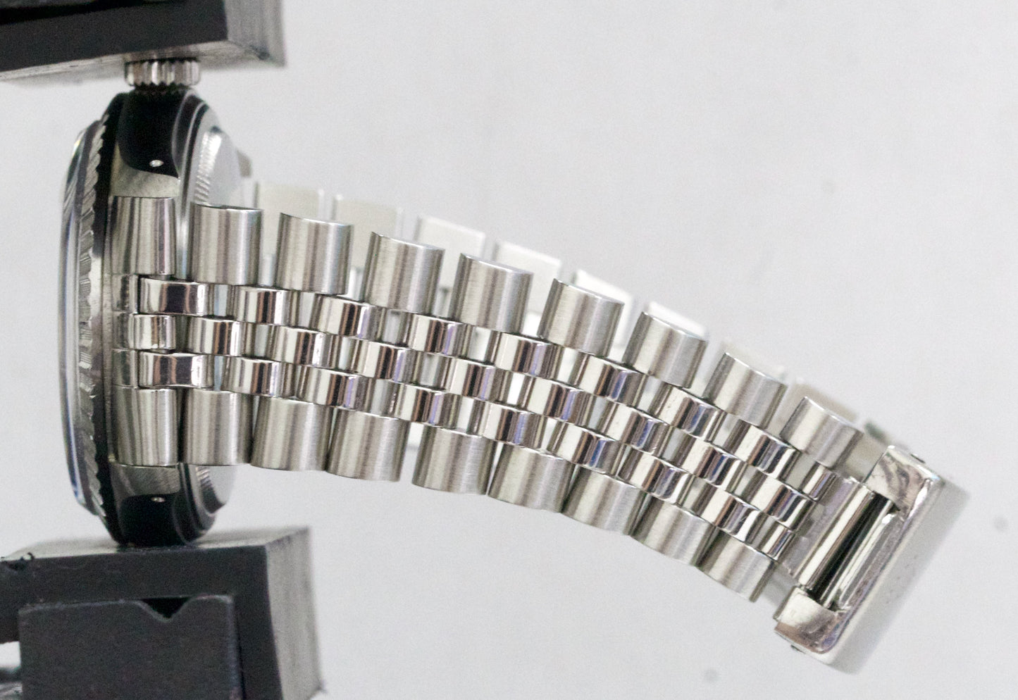 VINTAGE Rolex DateJust 36mm VIGNETTE GREEN DIAMOND Stainless Steel JUBILEE 16030