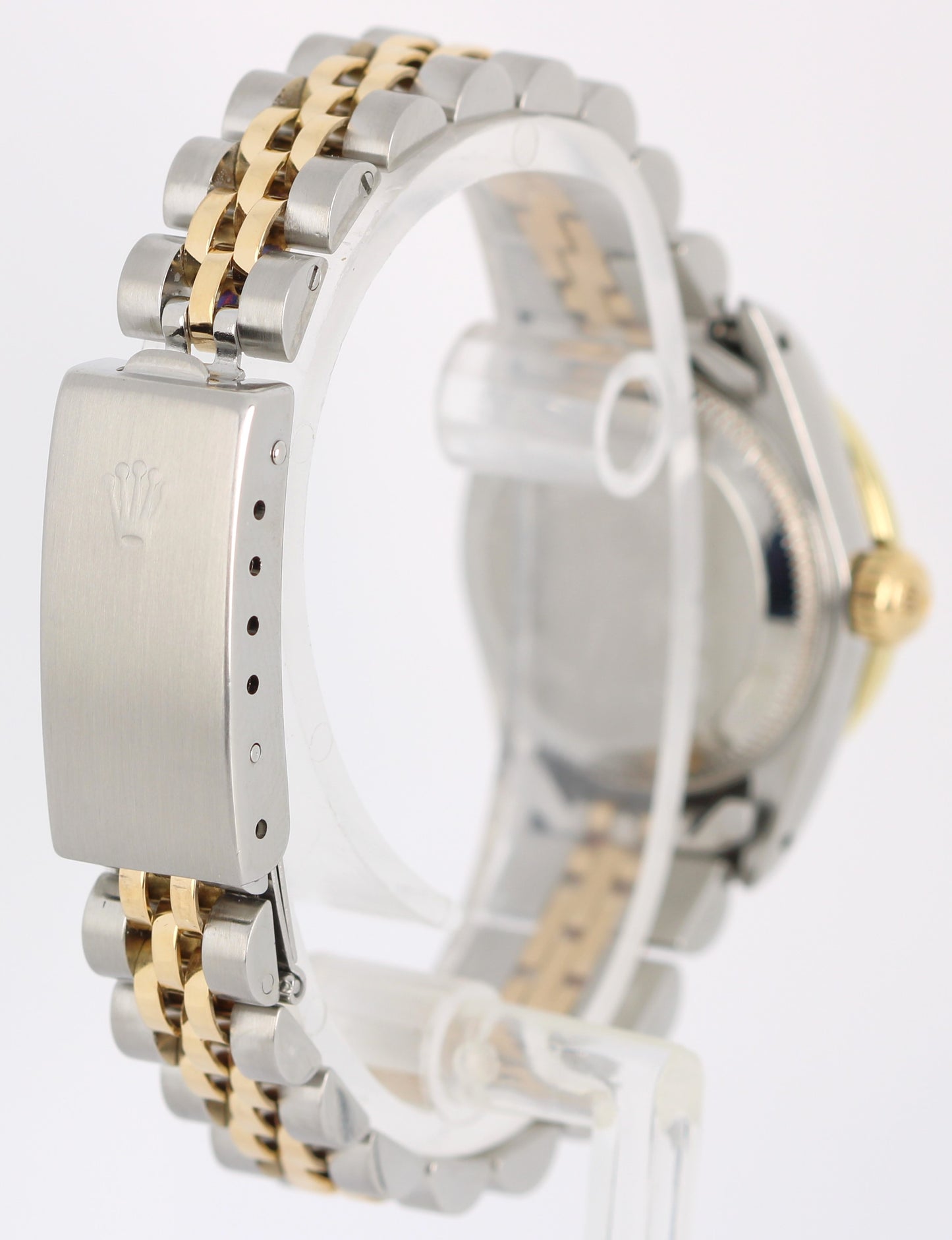 VINTAGE Rolex Oyster Perpetual Two-Tone Gold Champagne DIAMOND 26mm 67193 Watch