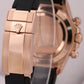 Rolex Daytona Cosmograph 18k Rose Gold IVORY 40mm Oysterflex Ceramic 116515 BOX