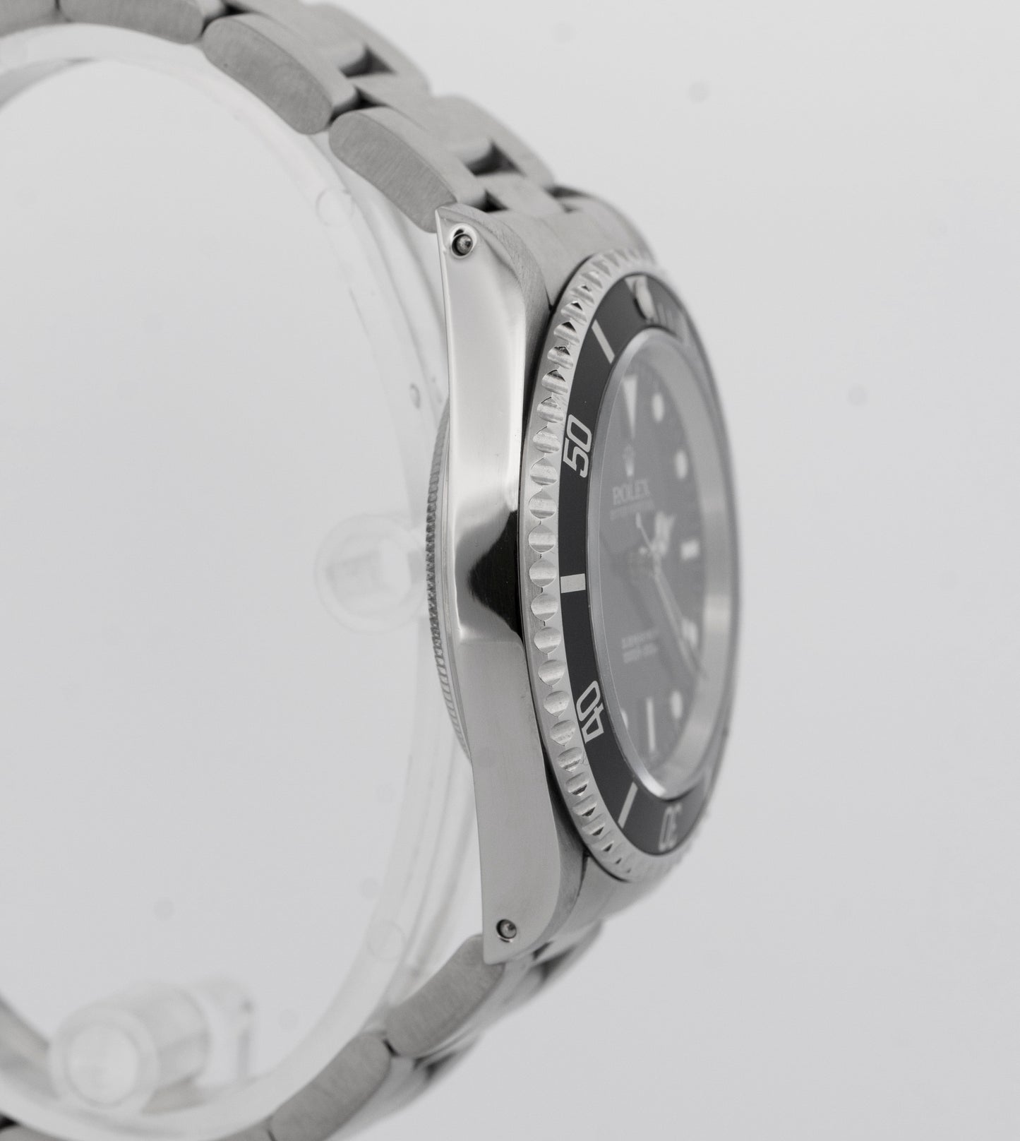 Rolex Submariner No-Date BLACK Stainless Steel Dive 40mm Oyster Watch 14060M