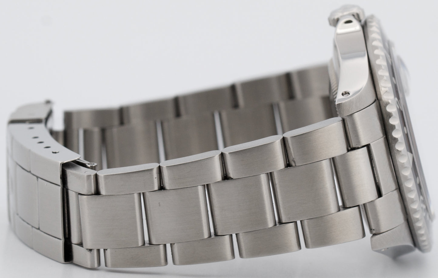 PAPERS Rolex GMT-Master II PATINA COKE Red Black Steel OYSTER 16710 Watch BOX