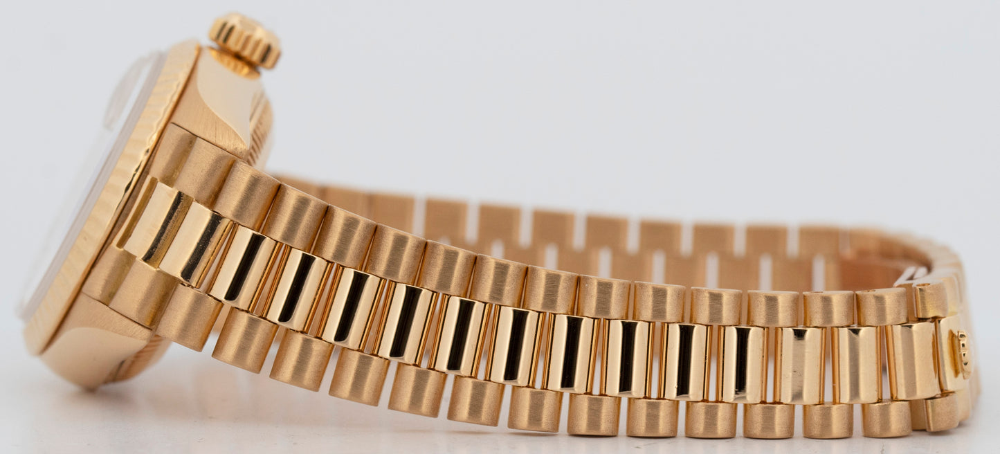 Rolex DateJust President 69178 Champagne 18K Yellow Gold 26mm Watch