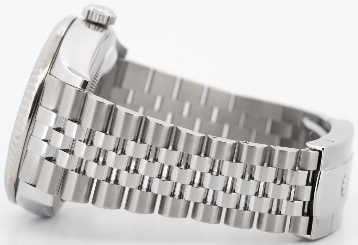 Rolex Sky-Dweller WHITE Stainless Steel 18K White Gold 42mm JUBILEE 326934 Watch