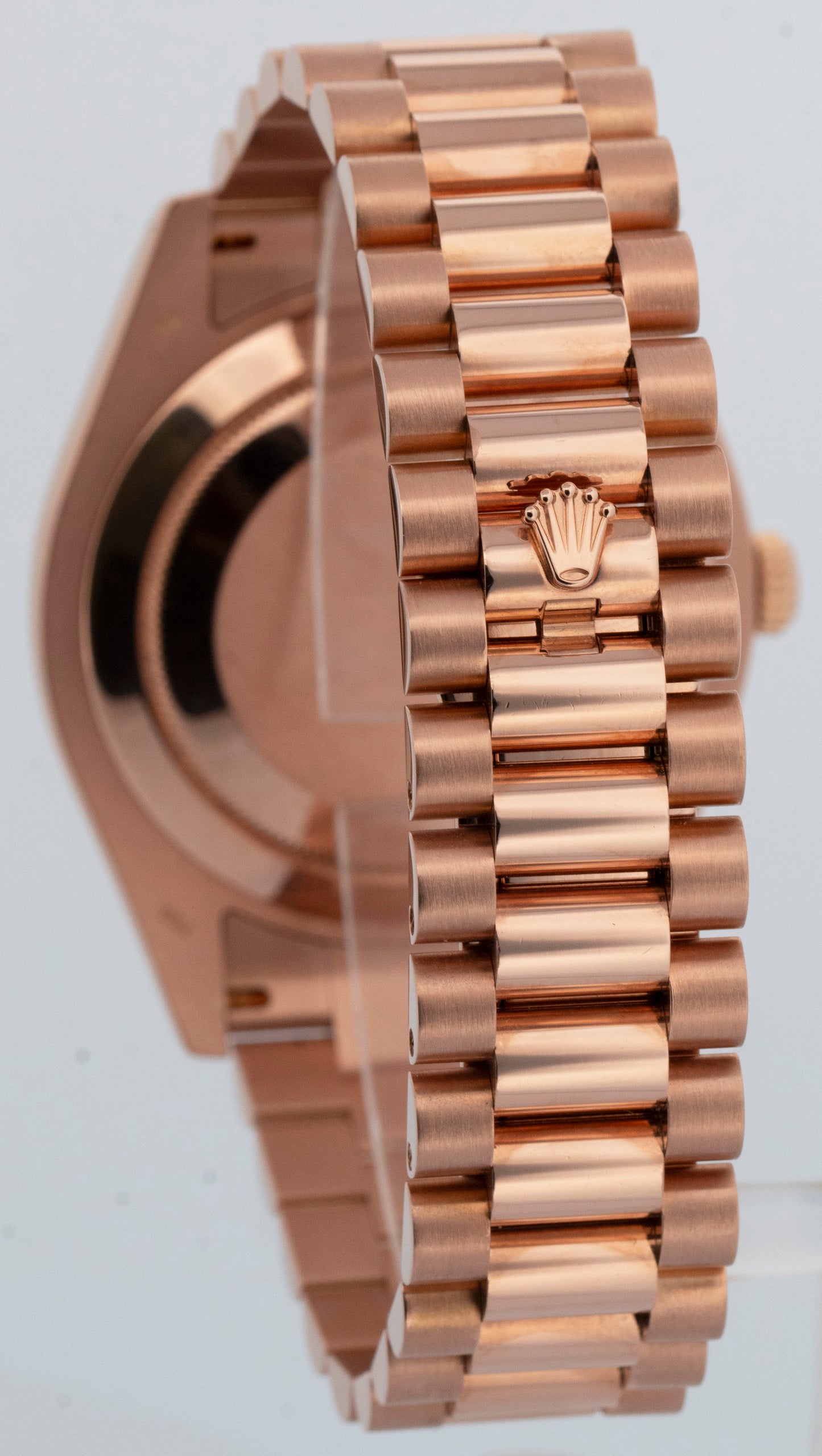 Rolex Day-Date II 41mm President Pink Concentric Roman 18K Rose Gold 218235 BOX