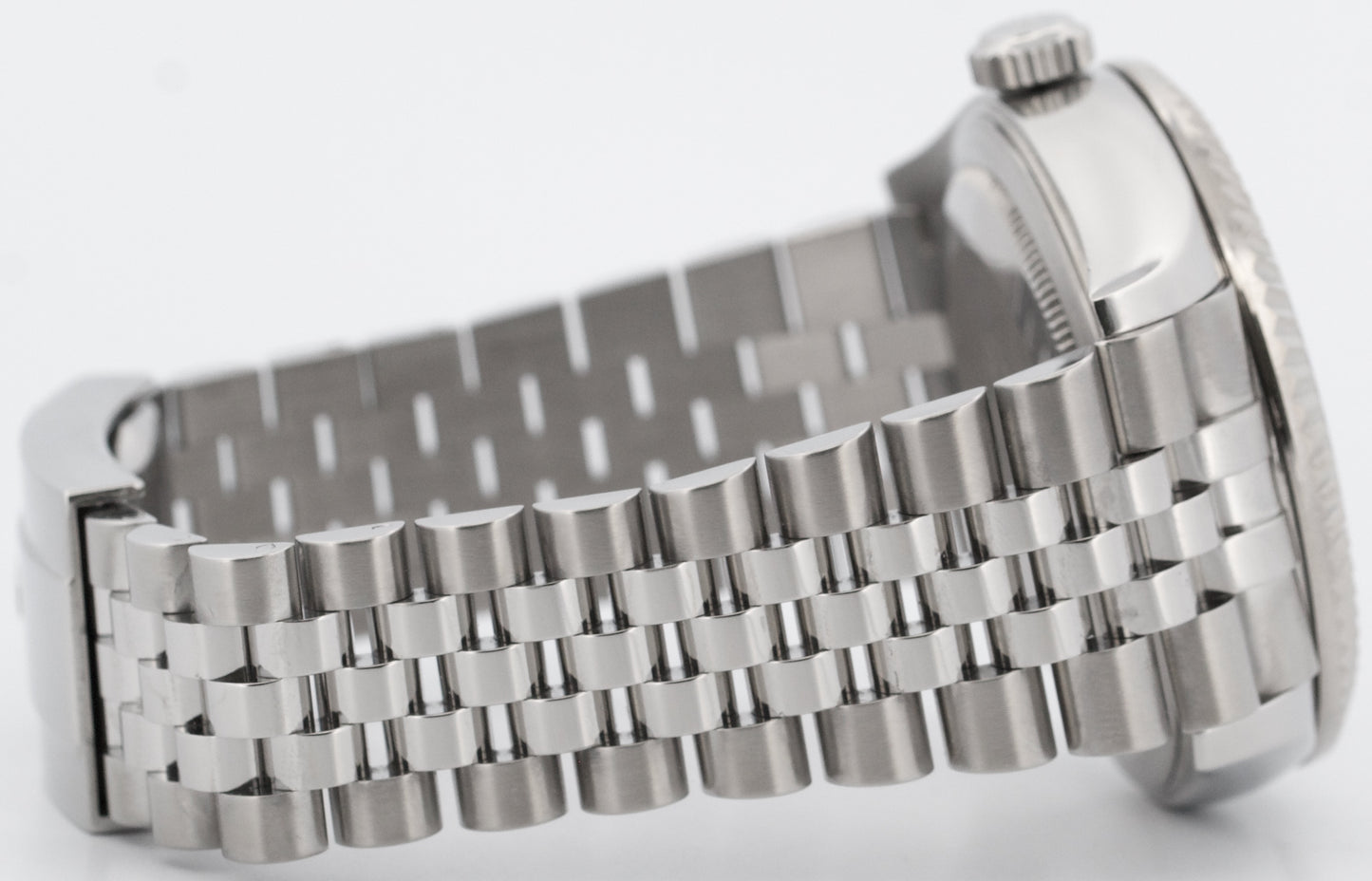 Rolex Sky-Dweller WHITE Stainless Steel 18K White Gold 42mm JUBILEE 326934 Watch