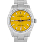 2021 NEW PAPERS Rolex Oyster Perpetual YELLOW 31mm Steel Watch Oyster 277200 BOX