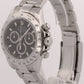Rolex Daytona Cosmograph Black Steel Chronograph Random Serial 40mm 116520 Watch