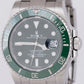 MINT Rolex Submariner Date Hulk Green Ceramic Stainless Steel Watch 116610 LV