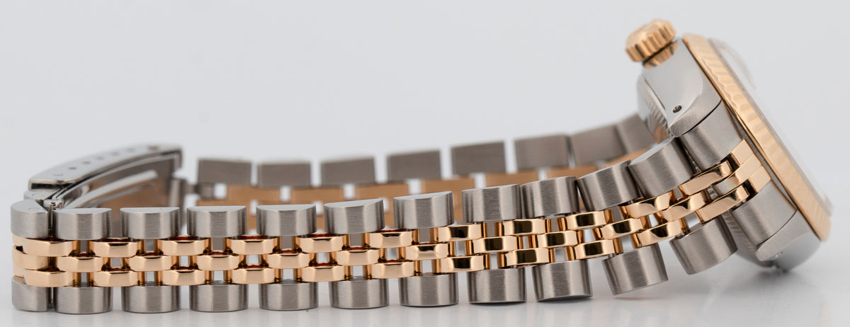 Rolex DateJust 69173 Two-Tone MOP Diamond Yellow Gold Stainless Steel 26mm Watch