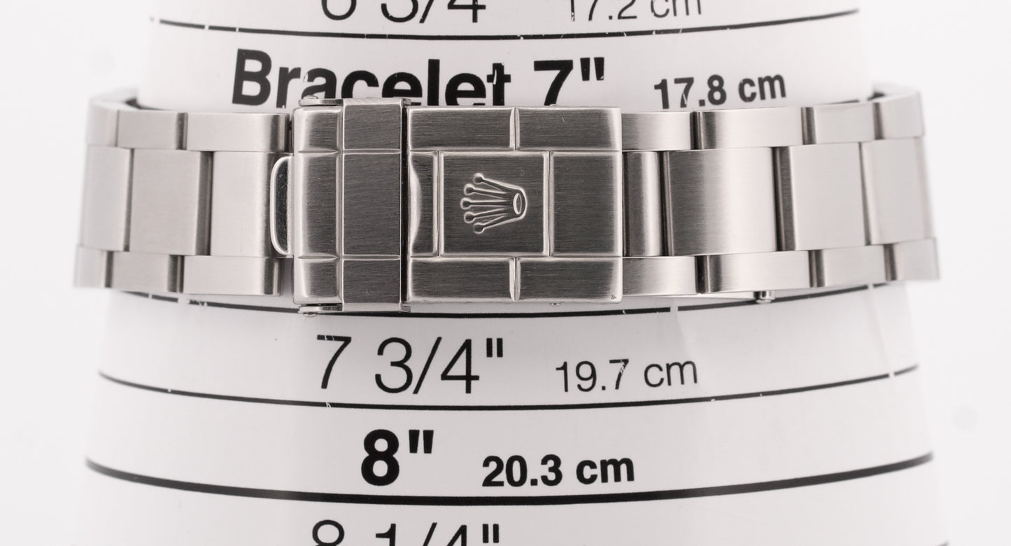 Rolex Explorer I BLACK 36mm 3-6-9 Stainless Steel Automatic NO-HOLES Watch 14270