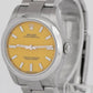 2021 NEW PAPERS Rolex Oyster Perpetual YELLOW 31mm Steel Watch Oyster 277200 BOX