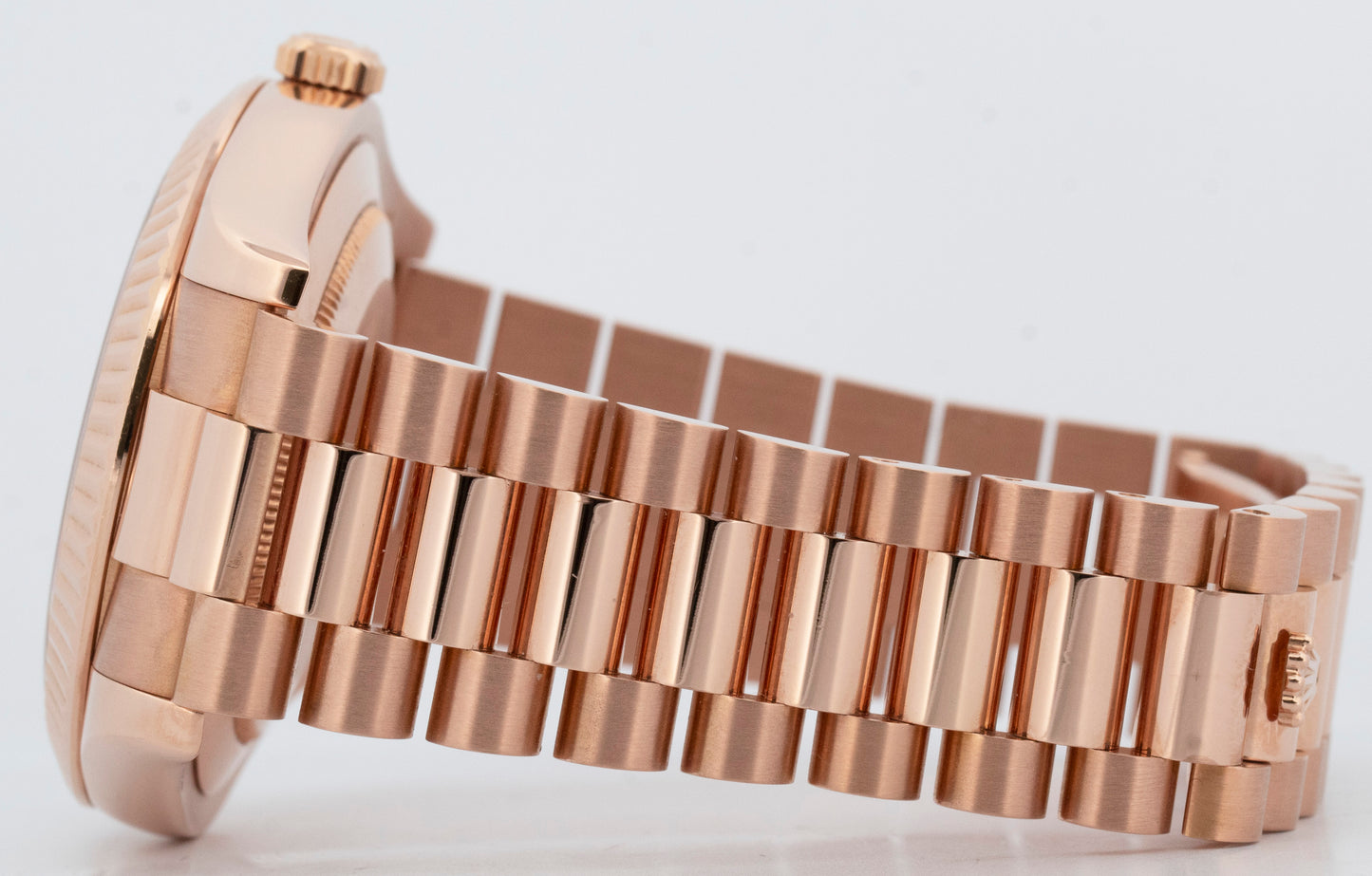 Rolex Day-Date II 41mm President Pink Concentric Roman 18K Rose Gold 218235 BOX