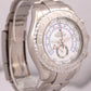 MINT Rolex Yacht-Master II 116689 18K WHITE GOLD 44mm Regatta Oyster Watch BOX