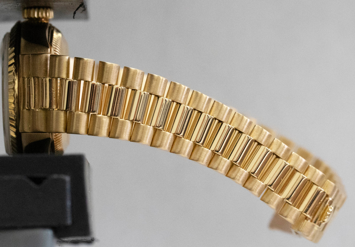Rolex DateJust President 69178 Champagne 18K Yellow Gold 26mm Watch