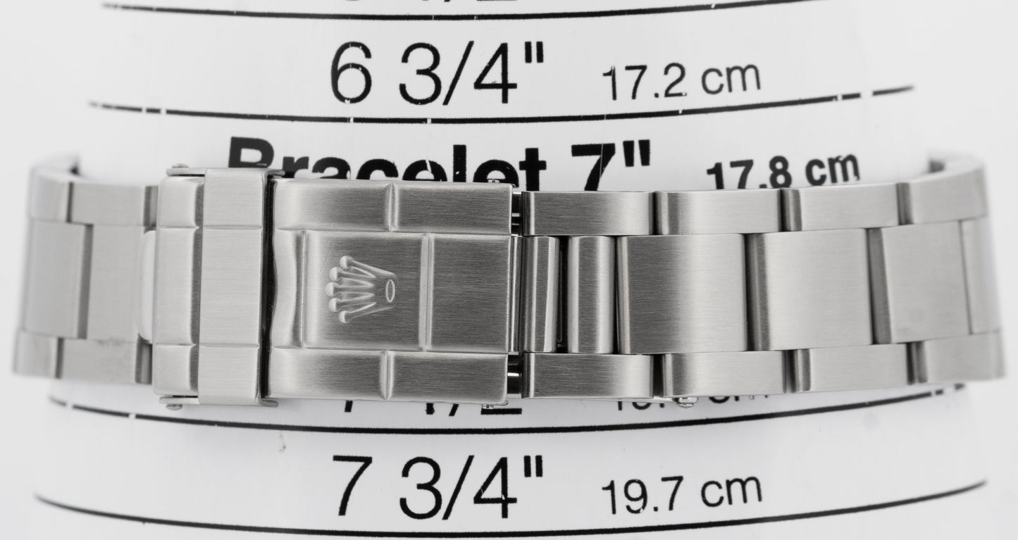 PAPERS Rolex Explorer II WHITE Stainless Steel 40mm 16570 Oyster GMT Watch BOX