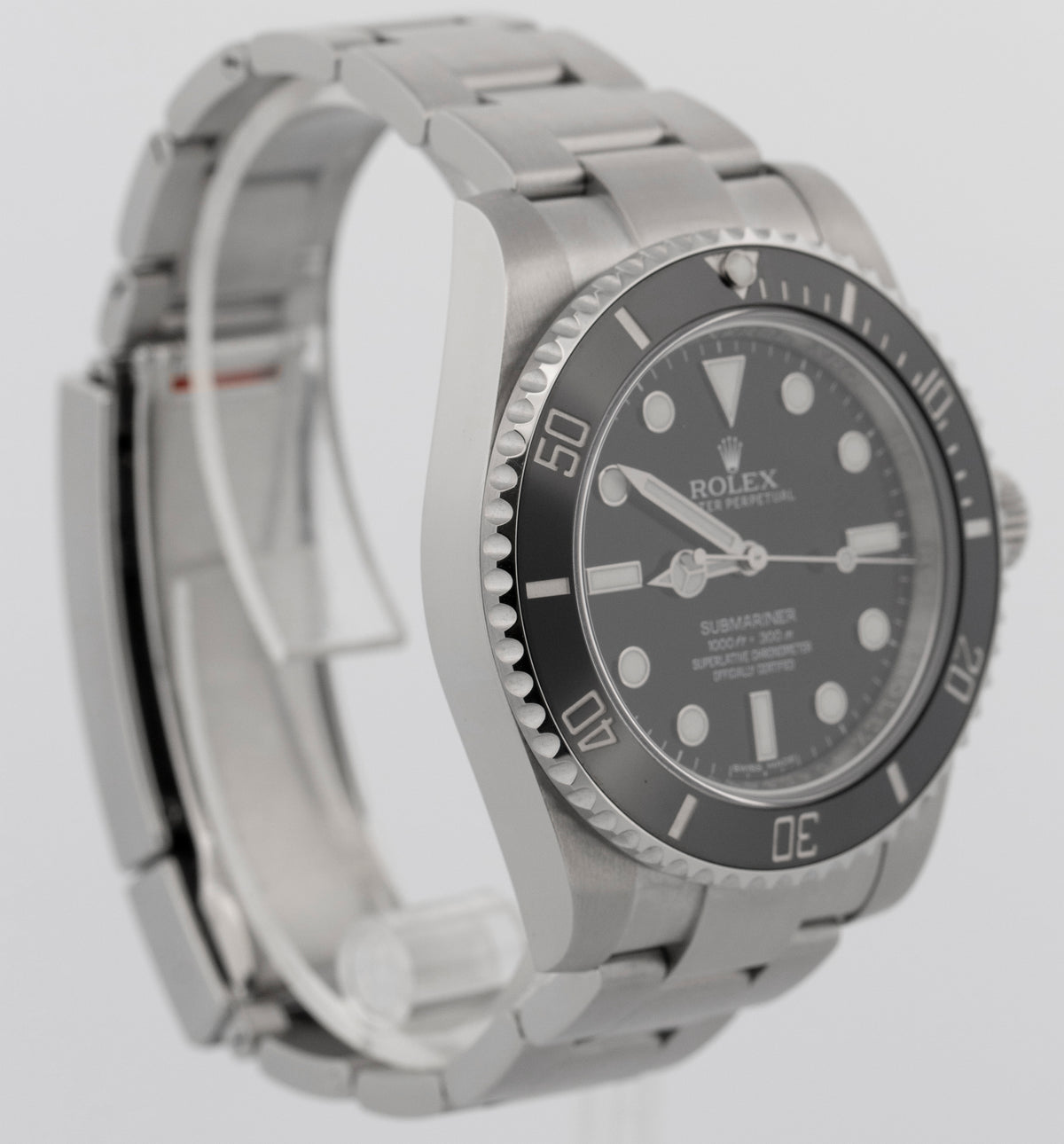 2017 Rolex Submariner No-Date 114060 LN Black Steel 40mm Watch Box Papers