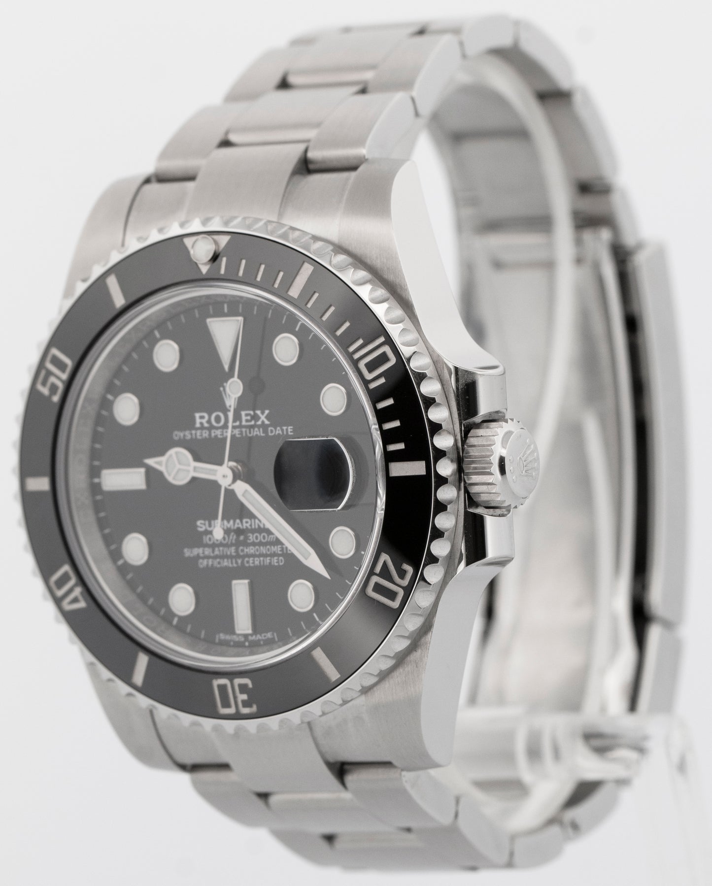 NEW CARD 2020 PAPERS Rolex Submariner Date BLACK Steel 40mm 116610 LN Watch BOX