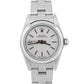 Rolex Oyster Perpetual SILVER Stainless Steel 24mm Automatic 76080 Watch