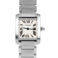 MINT Ladies Cartier Tank Française Quartz 20mm Watch Steel 2384 W51008Q3