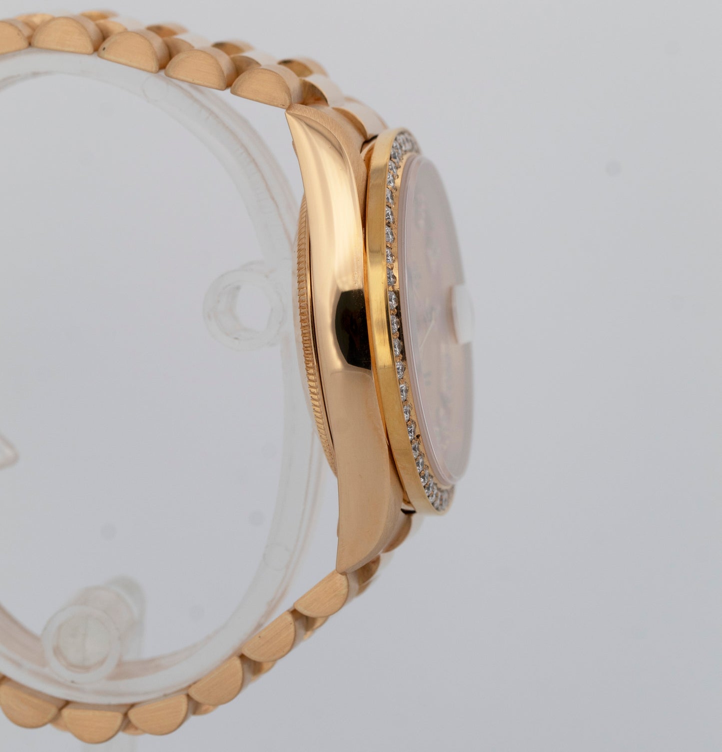 Rolex Day-Date President DIAMOND CHAMPAGNE 36mm 18K Yellow Gold 18238 Watch