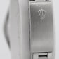 PAPERS Ladies Rolex Date 26mm Silver Tapestry Steel Oyster Watch 69160 BOX