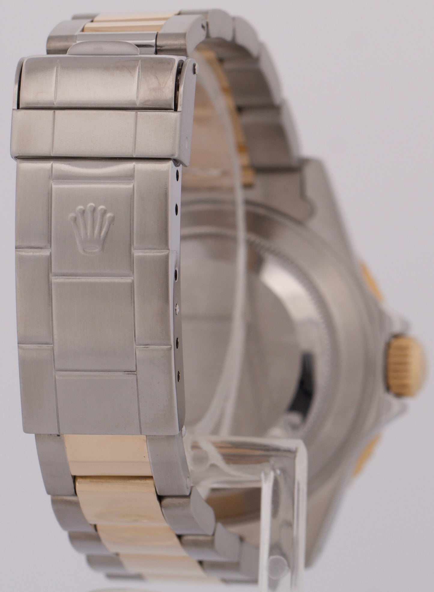 MINT Rolex Submariner Date 40mm BLUE 18K Yellow Gold Stainless Steel 16613 Watch