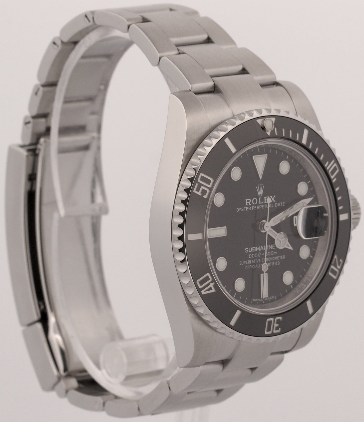 2017 Rolex Submariner Date 116610 LN Black Stainless Steel 40mm Watch Box Papers