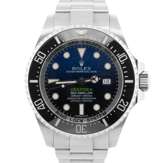 PAPERS Rolex Sea-Dweller Deepsea 'James Cameron' Blue 116660 44mm Dive Watch BOX