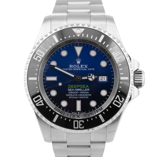 MINT PAPERS Rolex Sea-Dweller Deepsea James Cameron Steel Blue 44mm 126660 BOX