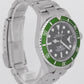 UNPOLISHED FLAT 4 Rolex Submariner Date KERMIT Stainless Watch 16610 LV BOX