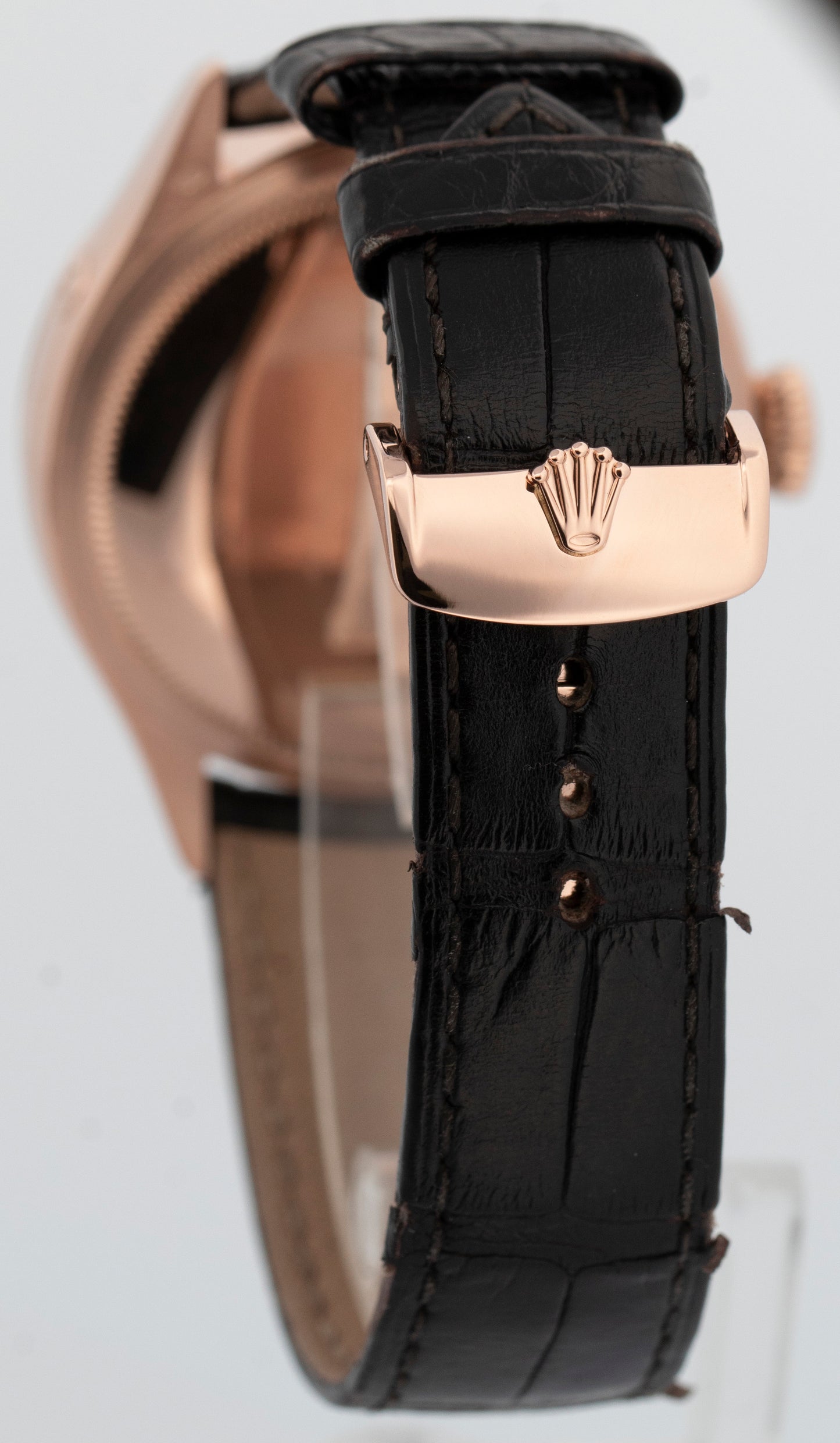 NEW PAPERS MINT Rolex Cellini Moonphase 18K Everose Gold 39mm 50535 Watch BOX