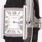 PAPERS Cartier Tank Solo Large SILVER Steel Roman Leather Quartz 3169 / W5200003